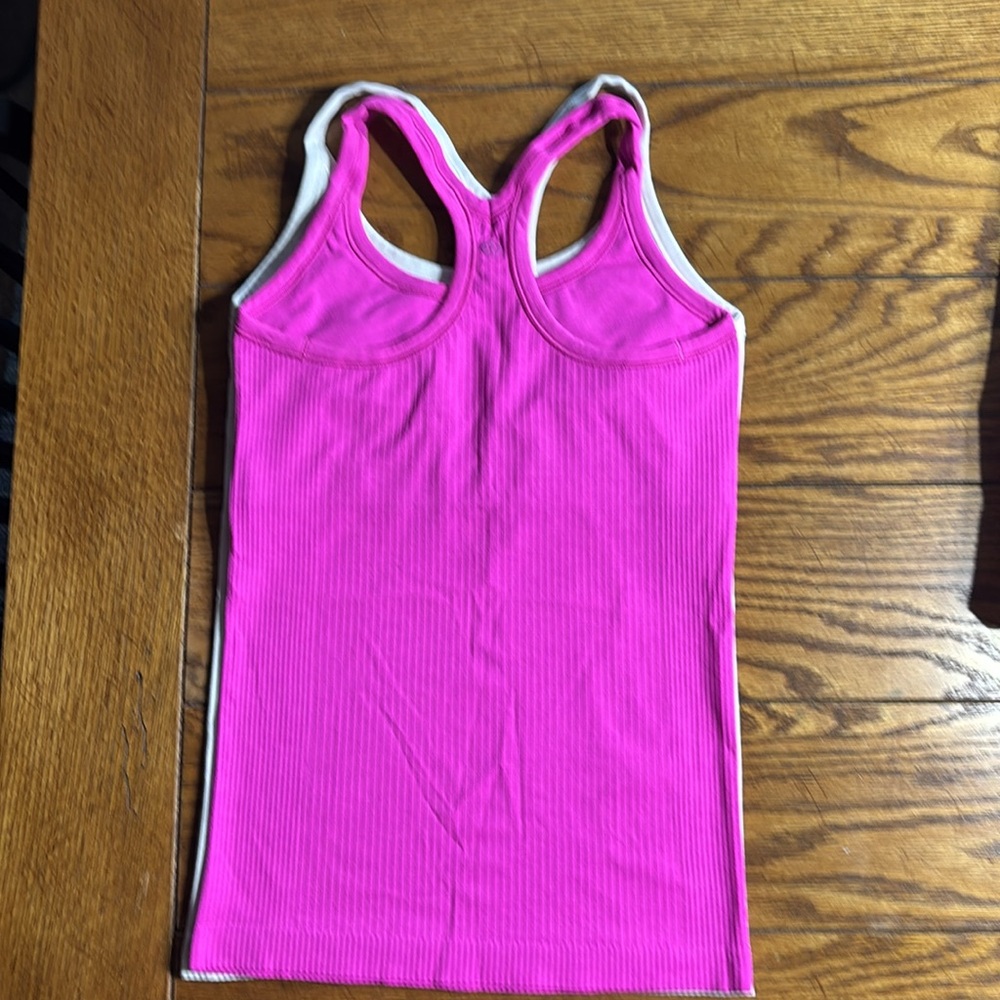 White Ribbed Tank Top - Picture 6 of 6